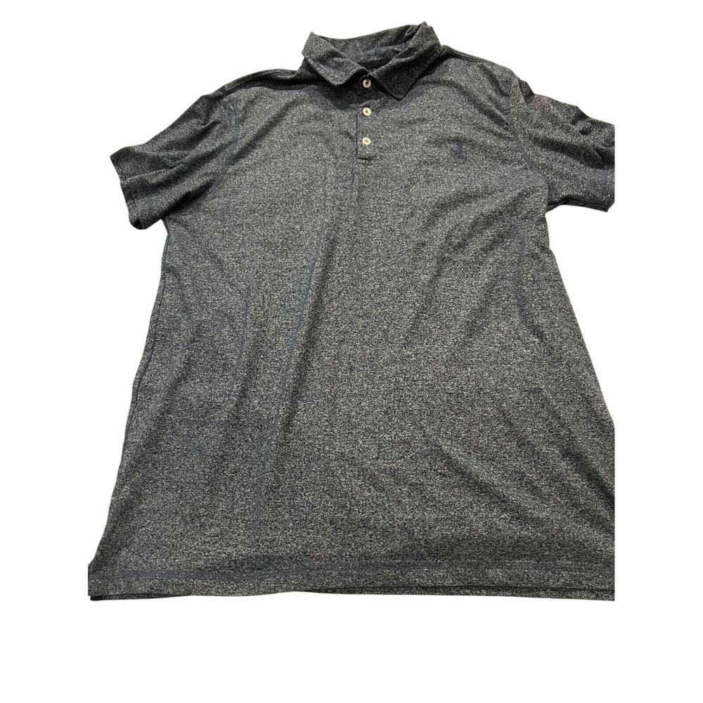 Rugby University Polo Shirt Heathered Casual Short Sleeve XL (423)